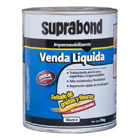 Venda Líquida Suprabond Impermeabilizante Blanca 1kg