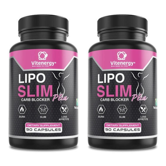 Pack 2 Lipo Slim- Bloqueador Carbohidratos - Control De Peso