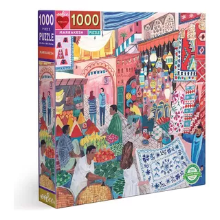 Rompecabezas Marrakesh 1000 Pcs Juego Familiar Puzzle Eeboo