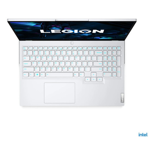 Notebook gamer  Lenovo Legion 5 blanca 15.6", Intel Core i7 11800H  16GB de RAM 512GB SSD, Gráfico integrados NVIDIA RTX 1920x1080px Windows 11 Home