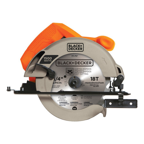 Sierra circular eléctrica Black+Decker Pro CS1024 184mm 1500W naranja 50Hz/60Hz 120V