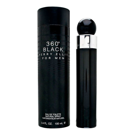 Perry Ellis 360° Black Eau De Toilette 100 ml Para Hombre