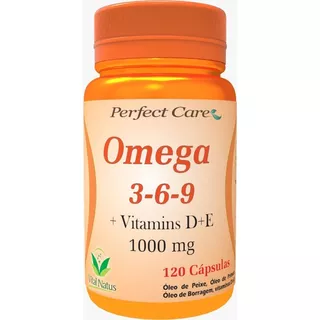 Omega Complex 369+vit D+vit E  1g (c/ 120caps) Vital Natus Sabor Sem Sabor