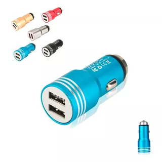 Cargador De Celular Usb Doble 2a Para Coche Auto Encendedor