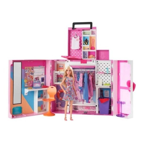 Barbie Set De Juego Dream Closet Nuevo Con Muñeca