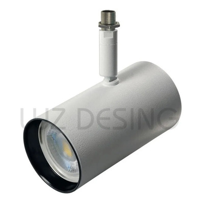 Riel 1 Metro Con 3 Spot Mac Apto Led Gu10 Blanco