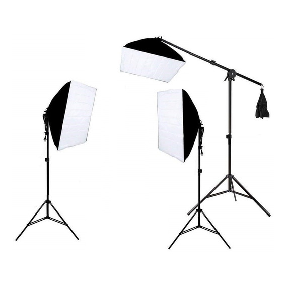 Kit De Iluminacion Para Fotografia Y Video De 2400w Softbox