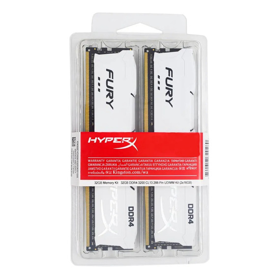 Kit Memoria Ram Hyperx Fury Ddr3 16gb 1600mhz (2x8gb) Dimm