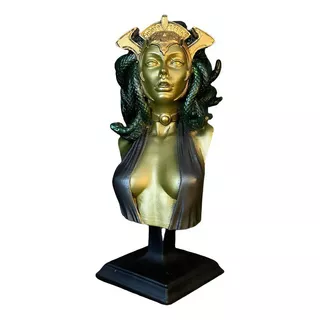 Imagem Estátua Busto Medusa 2 - Mitologia Grega Resina