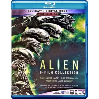 Blu Ray Box Alien Film Collection Coleção Completa 6 Filmes