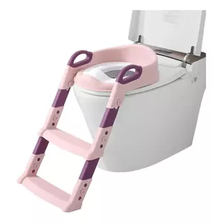  Asiento Adaptador Escalera Inodoro Wc Para Niños Acolchado