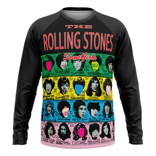 Buzo Oversize Rolling Stones Girls Rock (frente Y Espalda)