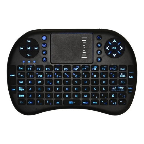 Mini Teclado Kolke Ket-1107 Inalambrico Recargable Touch - Tv Smart Pc