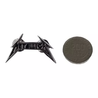 Pin Metálico Bandas De Rock / Metallica