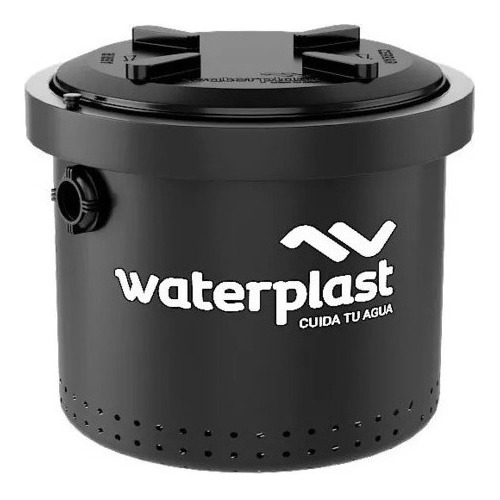 Cámara De Registro De Lodos Biodigestor Waterplast 100 L Color Negro