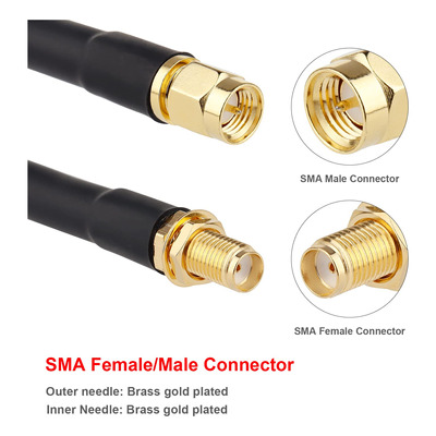 Xrds -rf Cable De Extension Sma Macho A Sma Hembra, Cable Co