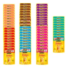 Sache Friskies Kit Sortidos Gatos Adultos - 63 Unidades