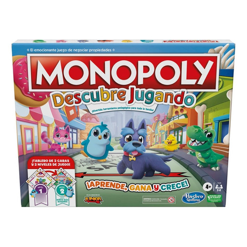 Monopoly Junior: Descubre Jugando - Hasbro