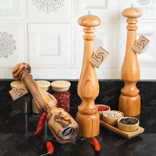 Moedor Pimenta Reino Gigante Pepper Mill Profissional 37,5cm