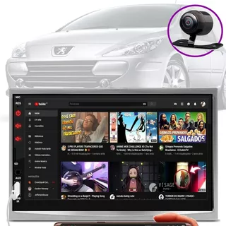 Central Mp5 Usb Bt Espelha Android + Moldura + Camera De Ré