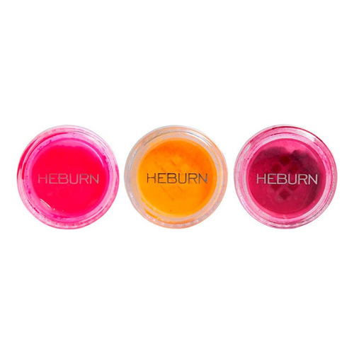 Heburn Kit X3 Rubor Pigmentado Maquillaje Profesional Cod341 Color Del Rubor A Elección