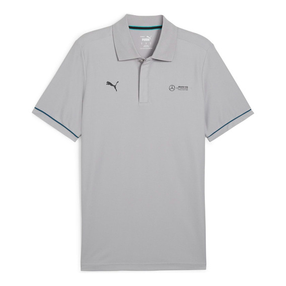 Playera Puma Polo Gris Para Hombre