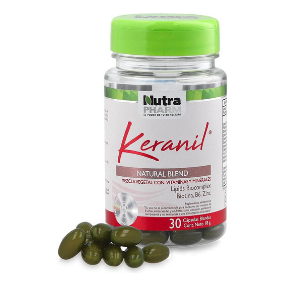 Keranil - 30 Cápsulas Protección Capilar Nutrapharm