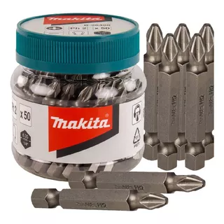 Kit C/ 50 Bits Ponta Philips Makita Ph2 Parafusadeira 50 Mm