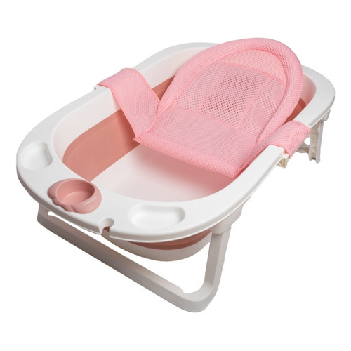  Hamaca Para Tina Papubaby Para Baño Del Bebé Antideslizante Color Rosa