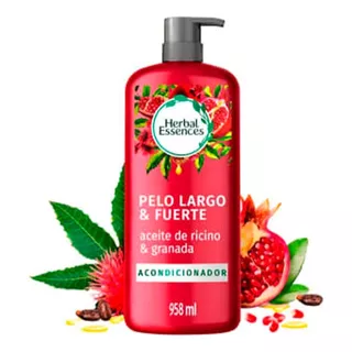  Acondicionador Herbal Essences Aceite Ricino Y Granada 958ml