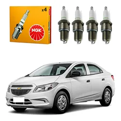  Jogo Velas Ngk Prisma 1.4 2013 A 2015
