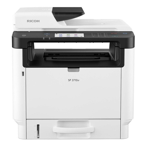 Impresora  multifunción Ricoh SP 3710SF con wifi blanca y gris 120V - 127V