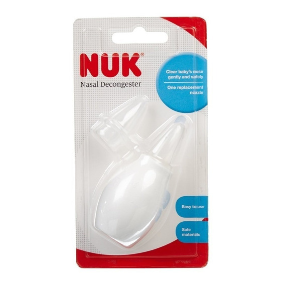 Aspirador Nasal Nuk Sacamocos Bebe Descongestionador - Bemar