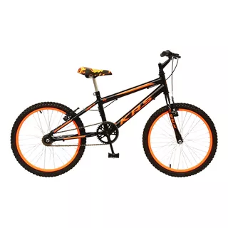 Bicicleta  Infantil Krs Rebaixada Aro 20 1v Freios V-brakes Cor Preto/laranja