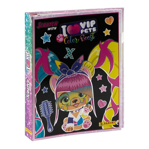 Vip Pets Scratch Book - Color Boost, De Annabel Mul·, Design Lab. Editorial Panini Infantil, Tapa Dura En Español