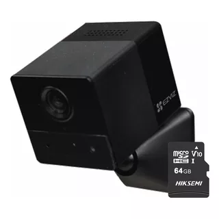 Ezvis Mini Cámara Ip Bc2-plus-64 Inalámbrica Con Batería Recargable De 2 Mp Con Mmeoria Microsd De 64gb Con Base Magnética Cs-bc2 Ideal Para Uso En Interior