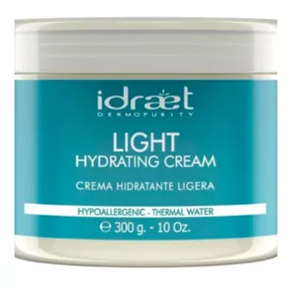 Crema Hidratante Ligera Idraet Light Hydrating 300g  