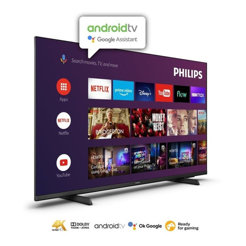 Philips Smart TV 7400 Series 50PUD7406/77 LED Android 10 4K 50" 110V/240V
