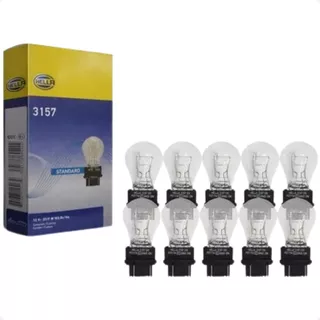 Lâmpada Base Plástica Hella P27/7w 2 Polos S8 12v 27/7w 10