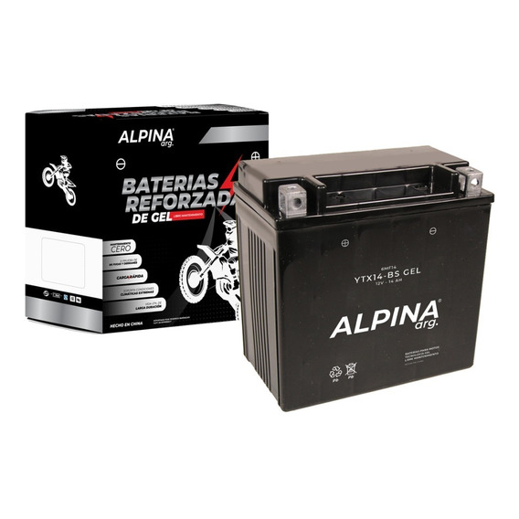 Bateria Alpina Ytx14-bs Gel Bmw F650gs F800gs R1200gs Africa