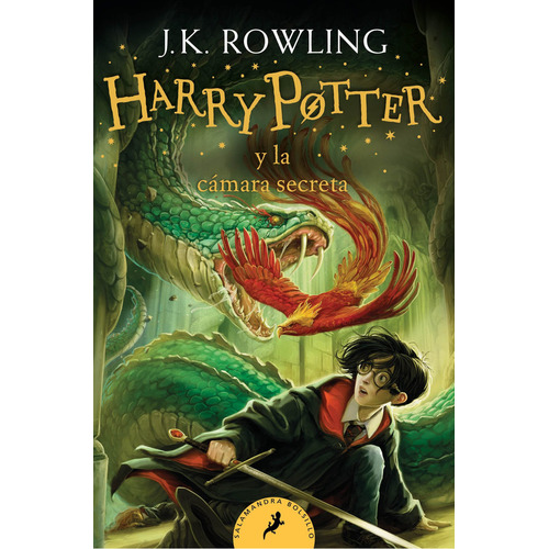 Harry Potter y la cámara secreta ( Harry Potter 2 ), de Rowling, J. K.. Serie Harry Potter, vol. 2.0. Editorial SALAMANDRA BOLSILLO, tapa blanda, edición 1.0 en español, 2020
