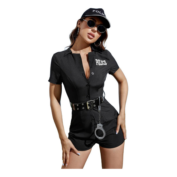 Disfraz De Mujer Policía Sexy Cosplay De Halloween Paramujer