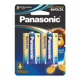Panasonic Evolta Lr20egl/2b 2 Unidades Cilíndricas 1.5v