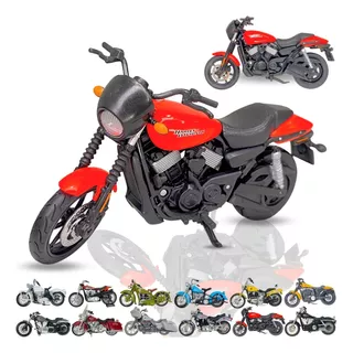Miniatura Moto Harley Davidson De Metal Maisto Oficial