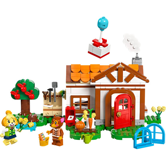 Lego Animal Crossing Visita De Canela Juguete Construcción