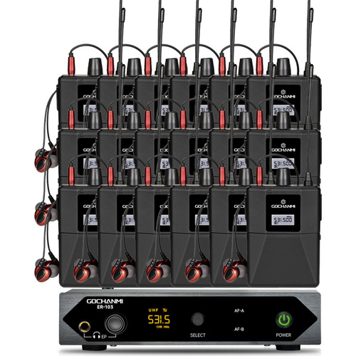 Sistema Monitor Gochanmi Er103 De 1 Canal 18 Receptores Mono