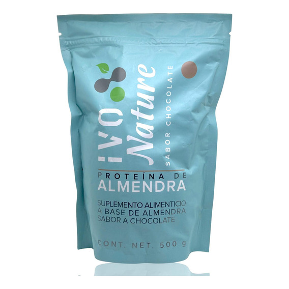 Proteína De Almendra Sabor Chocolate 500 G Ivo Nature.