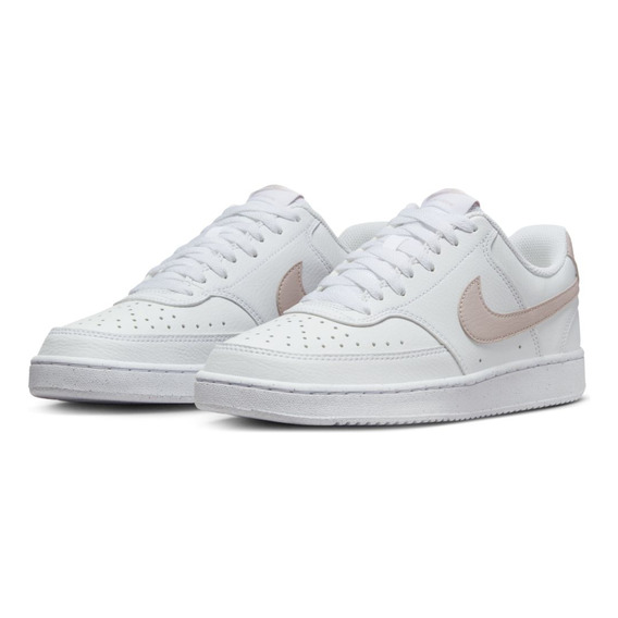 Tenis Mujer Nike Court Vision Low Next Nature Rosa/blanco