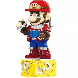 Super Mario Bros Worker Plomero Armable Bloques