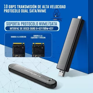 Cofre Case Adaptador Externo Disco Ssd M.2 Ngff A Usb 3.1